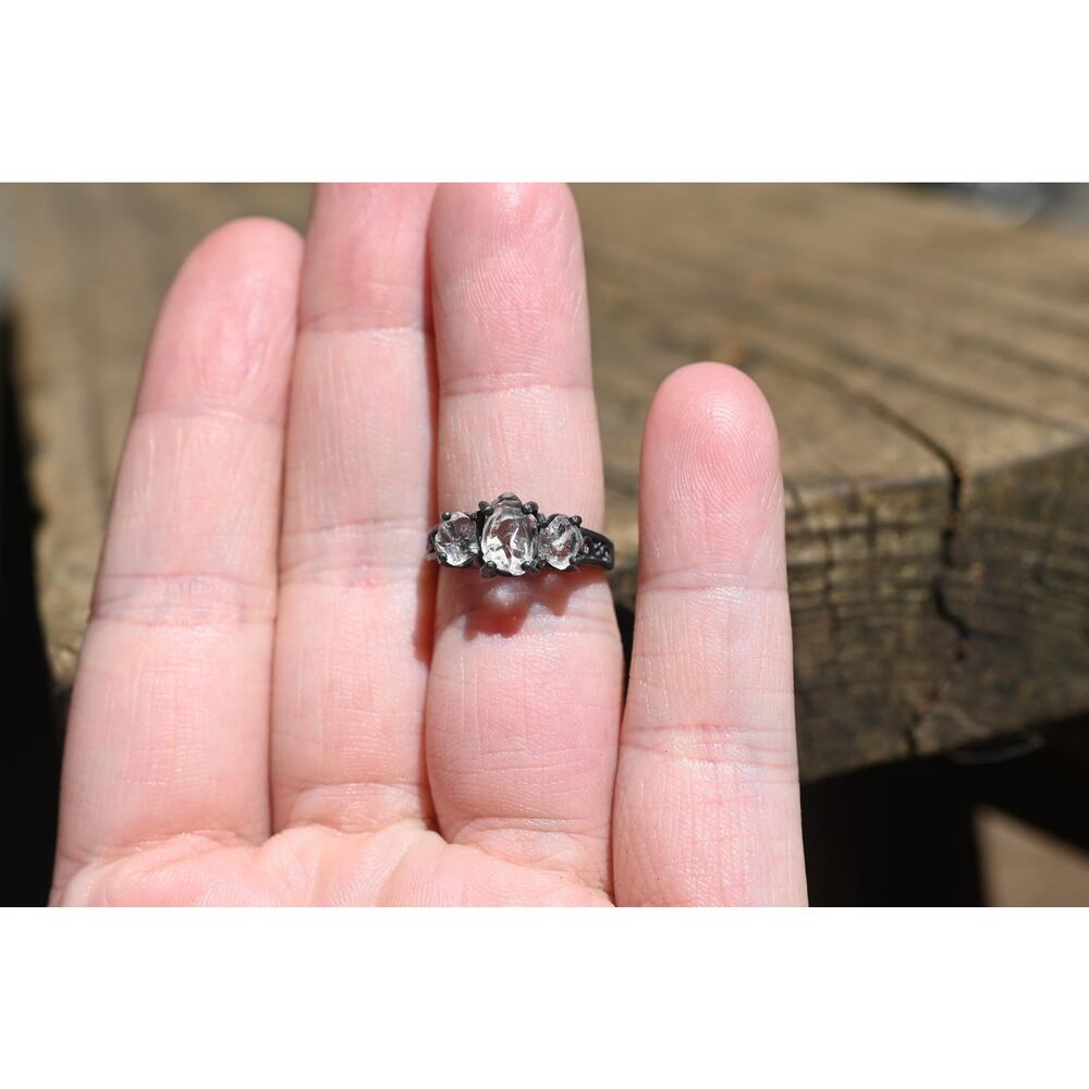Raw Lake County Diamond Engagement Ring - Picture 7 of 7